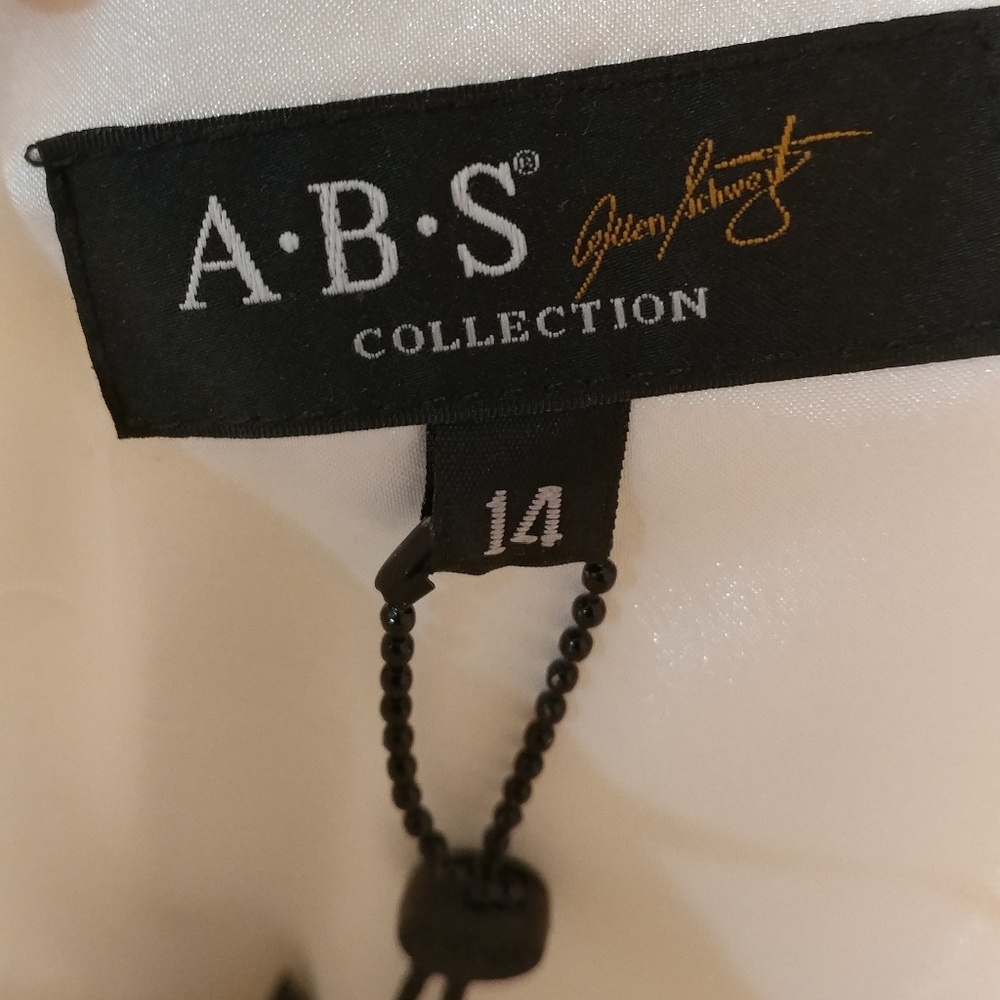 🆕A.B.S. Ivory Sweetheart Formal Dress Gown - Picture 7 of 8